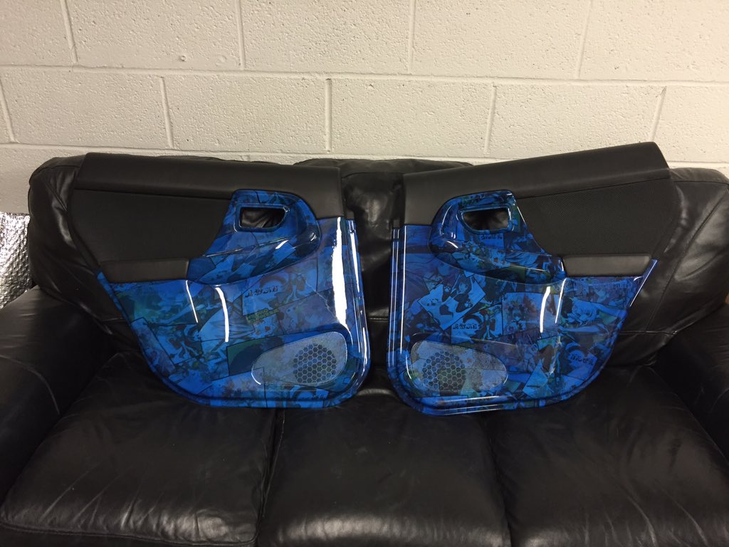 WsHydrographics's tweet image. Subaru door cards, Anime and a blue candy