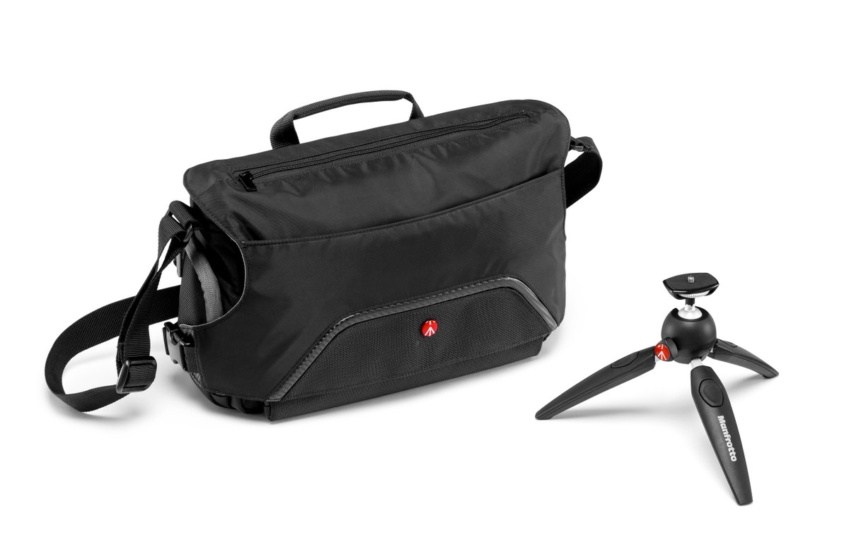 #Manfrotto #Messenger tassen, handig! Rood, grijs of zwart....