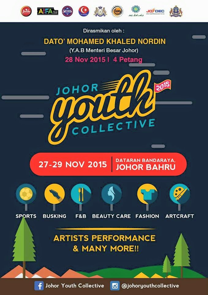 BeliaJohor's tweet photo. #JOYDEC Johor Youth Collective Dataran MBJB 27-29/11/2015 @NajibRazak @nikabduh @Twt_Larkin @JauharOnline https://t.co/eeZqnv3A00