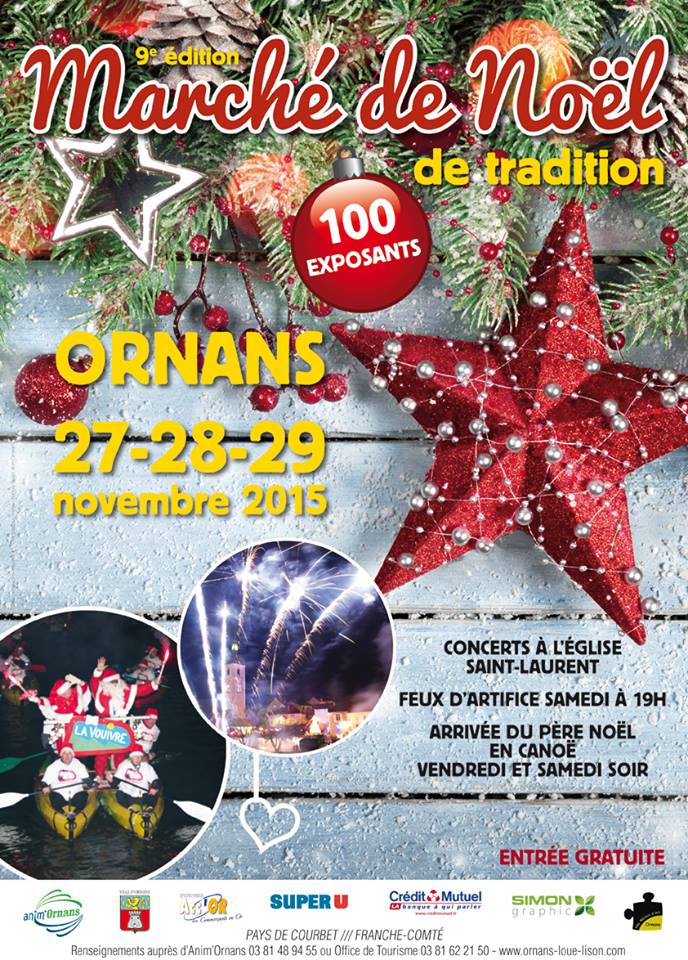 9e édition du Marché de #Noël à #Ornans dès vendredi via @VilleOrnans ! #Doubs #FrancheComté (feu d'artifice annulé)