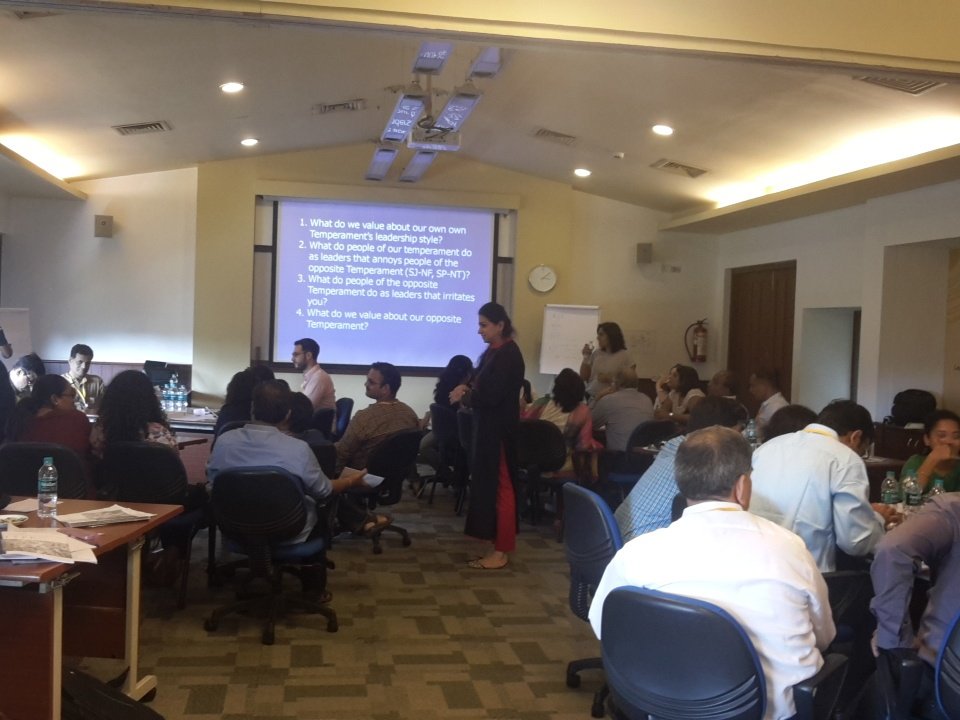 EdelGive's tweet photo. Lively round-table discussions on each personality type's leadership style at #EdelGiveEDGE. https://t.co/dhafbBP169