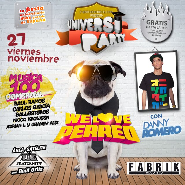fabrikdiscoteca's tweet photo. RT &amp; escribe la fiesta que te apetece !!
a) 27/11 - Pat-Pot - b) Universiparty c) 28/11 - In More d) 06/12 - Maceo https://t.co/yu2JuyPK41