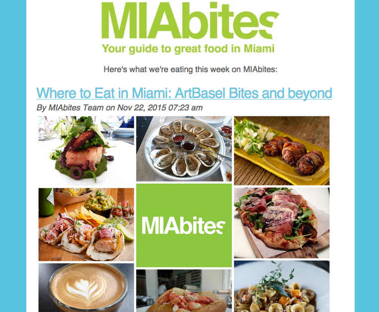 MIAbites1's tweet photo. #ArtBasel = #AteBasel  MIAbites Basel Bites Dining Guide is posted and in NEW Newsletter. https://t.co/4NjcqmuFj0 https://t.co/zvzCWUGMPa