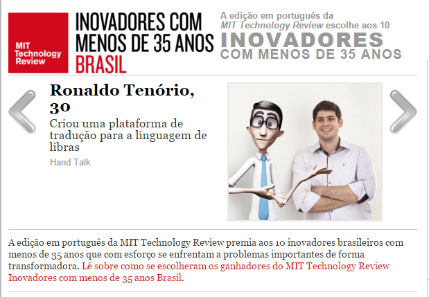EmTech_BR's tweet photo. Ainda não conhece os #Inovadores35 anunciados #emtechBR? Confira na MIT Technology Review 
https://t.co/SUHpCYcPTv https://t.co/4rDiuzZWLp