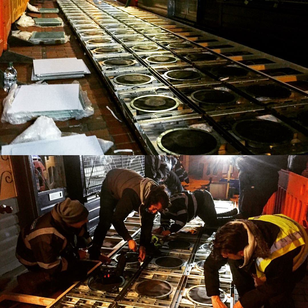 Pavegen's tweet image. Top Secret - Our largest #Pavegen installation in the #UK is going into the ground to light up the festive season!