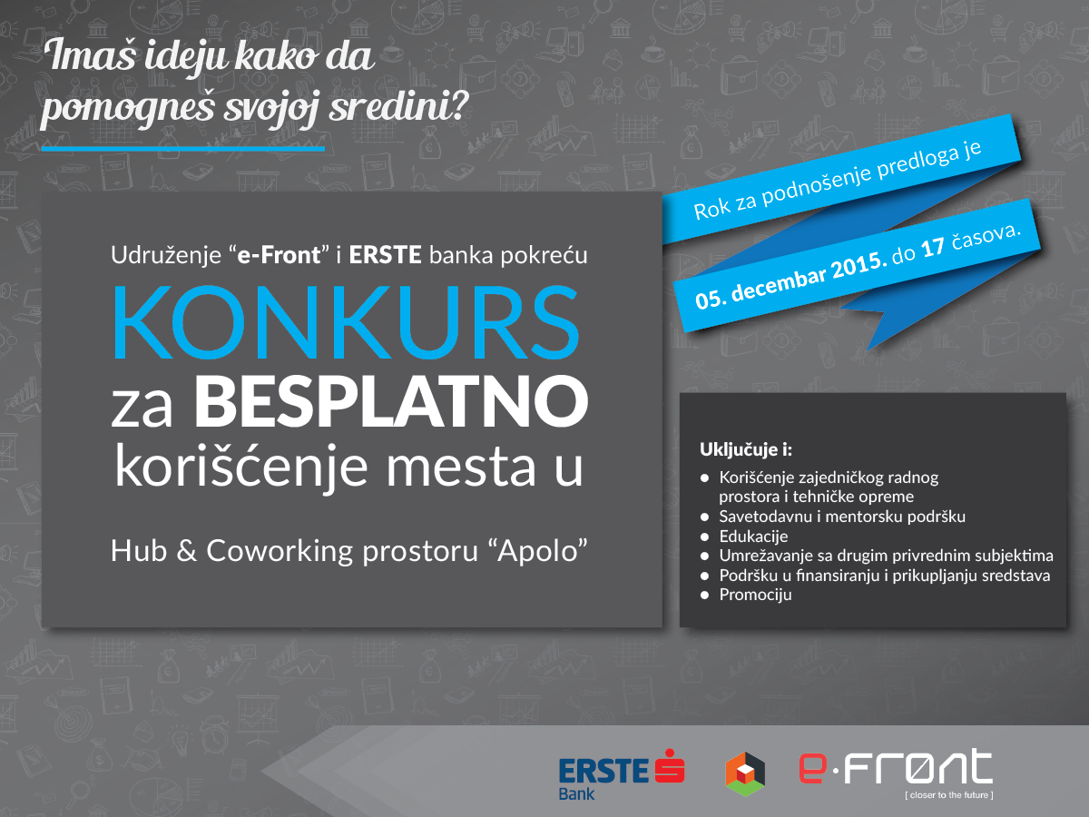 ApoloNoviSad's tweet photo. Imaš ideju kako da pomogneš svojoj sredini? @ErsteBankSrbija i @ApoloNoviSad će ti pomoći! https://t.co/DhEQTpQU3a https://t.co/Elcs01dO6N