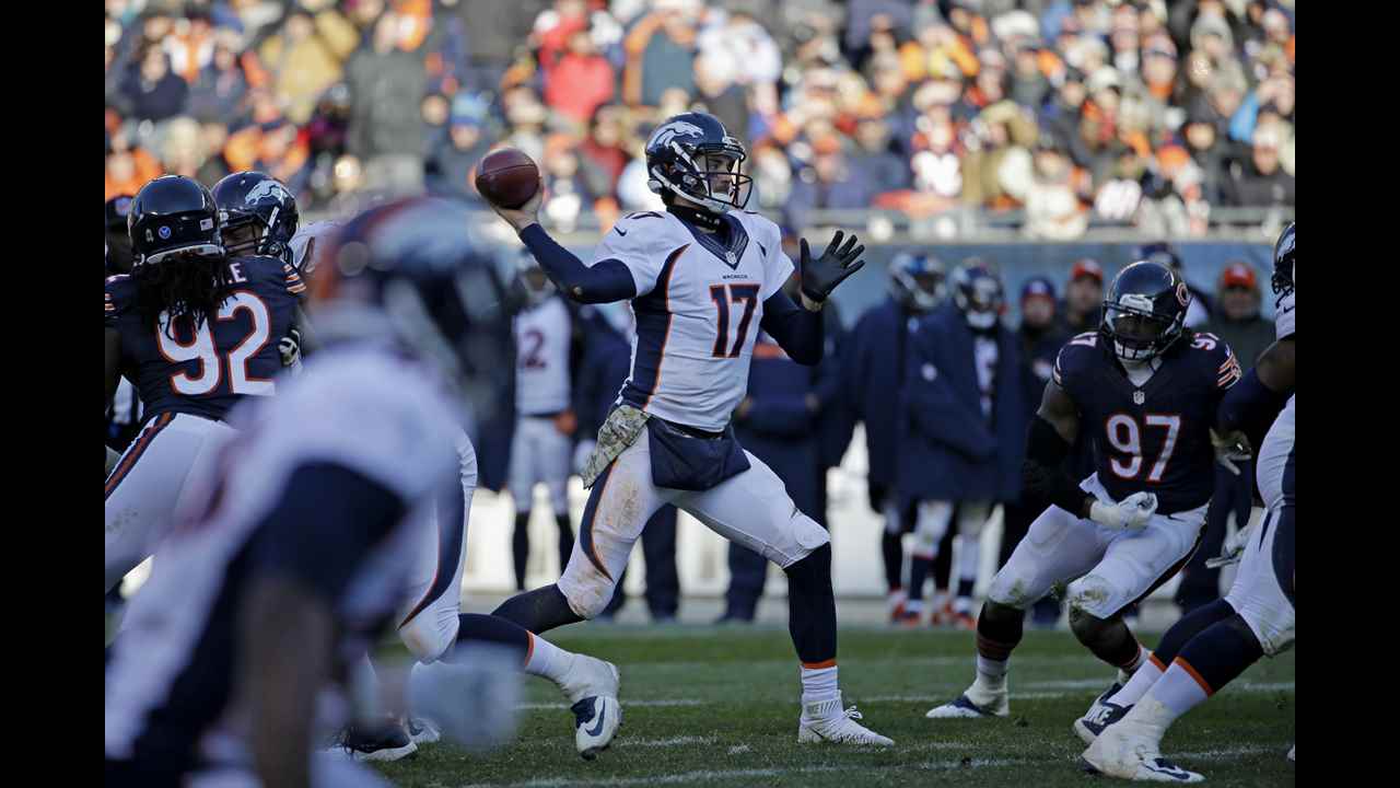 It was a happy birthday for Brock Osweiler leading the Broncos to a win in Chicago. 