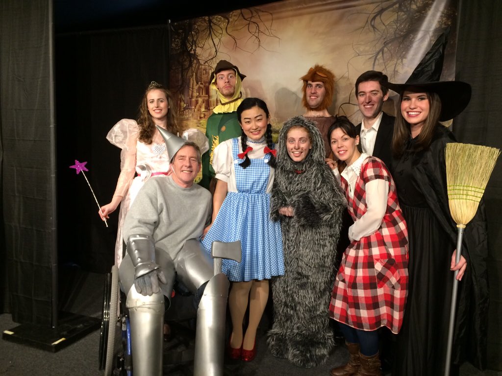 The magic moments that theater brings to us actors. #love it! @SincerelySuter