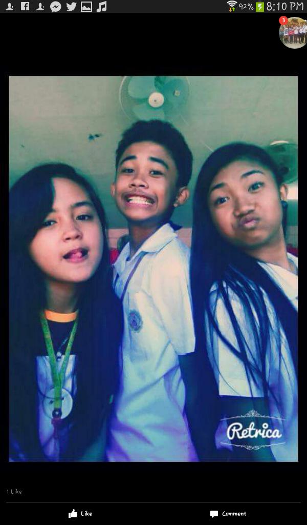 hanaxxsilang's tweet photo. @xjackielyn @Eironron ambabata pa ng itsura naten ! Hahahaha. #wisdomdays https://t.co/633vrgeF54