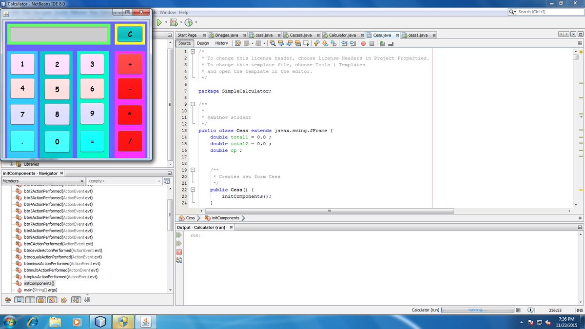 briahmaydiwata's tweet image. Calculator! ^____________^
Java pa more!
Tapos na rin! :)
#BuhayProgrammer :) hahaha lels xD