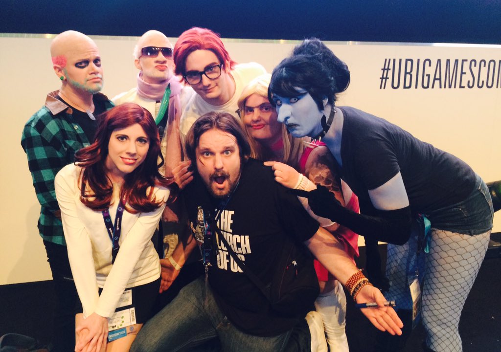 Shigeako's tweet photo. @gamescom ganz klar die Mädels, die @gronkh auf uns aufmerksam gemacht haben ❤️ https://t.co/B2606HwTHq