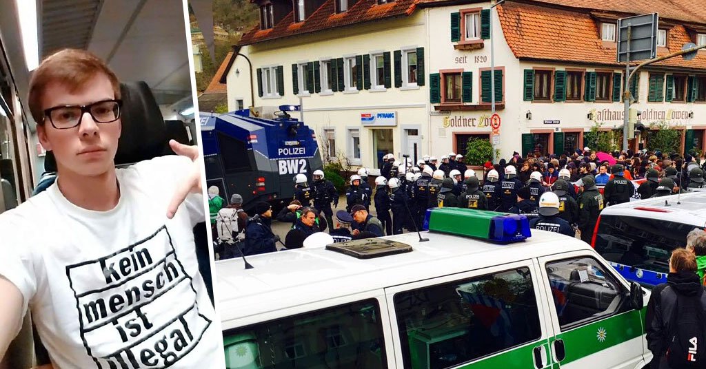 fudder's tweet photo. "Wie ich gegen die NPD demonstrieren wollte - und stattdessen im Knast landete" https://t.co/7txFcri2Lh #nonpdwhm https://t.co/6aNwq7UsZb