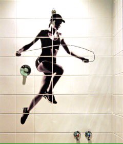 thjsolutions's tweet image. Recent installation of the #tile effect panels at #leisurecentre #shower #washroom #gym