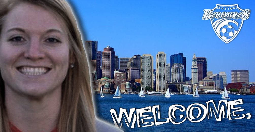 BostonBreakers's tweet photo. PLAYER NEWS: Breakers sign goalkeeper Libby Stout (@libbystout)! https://t.co/8BDqb2hcRT