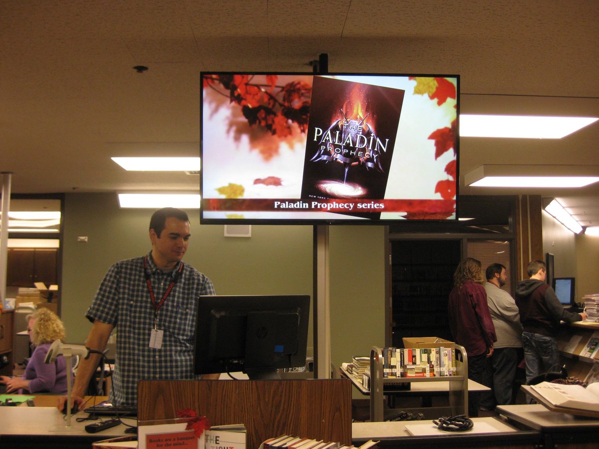 Weber High Library tweet media