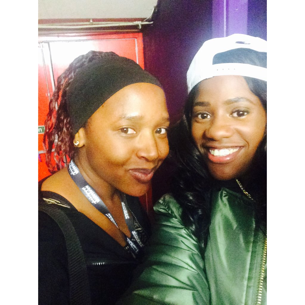 LadyLykez's tweet image. Was nice seeing @dellessa at the #UrbanWeekender ❤️