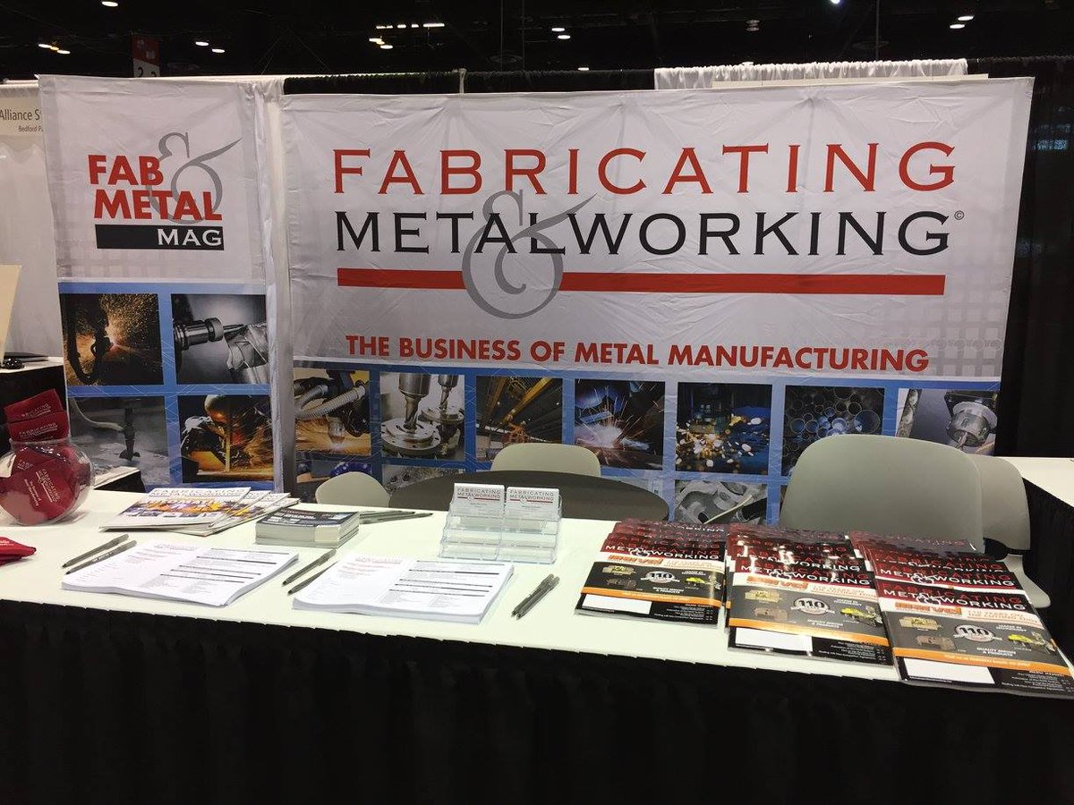FabMetalMag's tweet photo. FABTECH was 2 weeks ago already? Check out our photo album! https://t.co/vZHoCpWFA9 #FABTECH2015 https://t.co/IaUJ3rDBf3