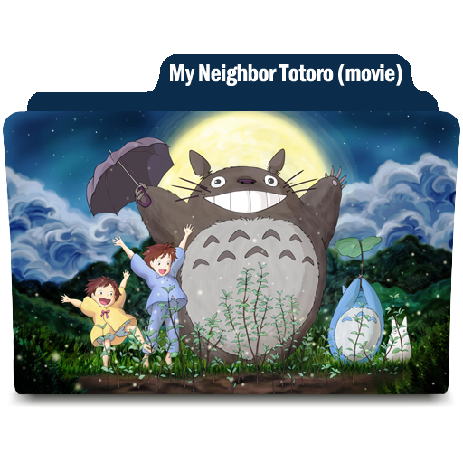 Anime Icons My Neighbor Totoro Movie Folder Author Zaraki Animeicons T Co Ryk6kmwtcg Twitter