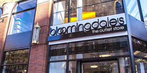 Bloomingdales's tweet photo. We opened the doors to our W. 72nd St. Outlet on Saturday. Come by &amp; shop 'til ya drop! #BloomiesOutlet https://t.co/u358Y30cPK