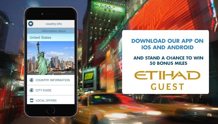 The first 400 Etihad Guest members 2 download our app will receive 50 Bonus Miles. #EtihadPartners @EtihadRewards