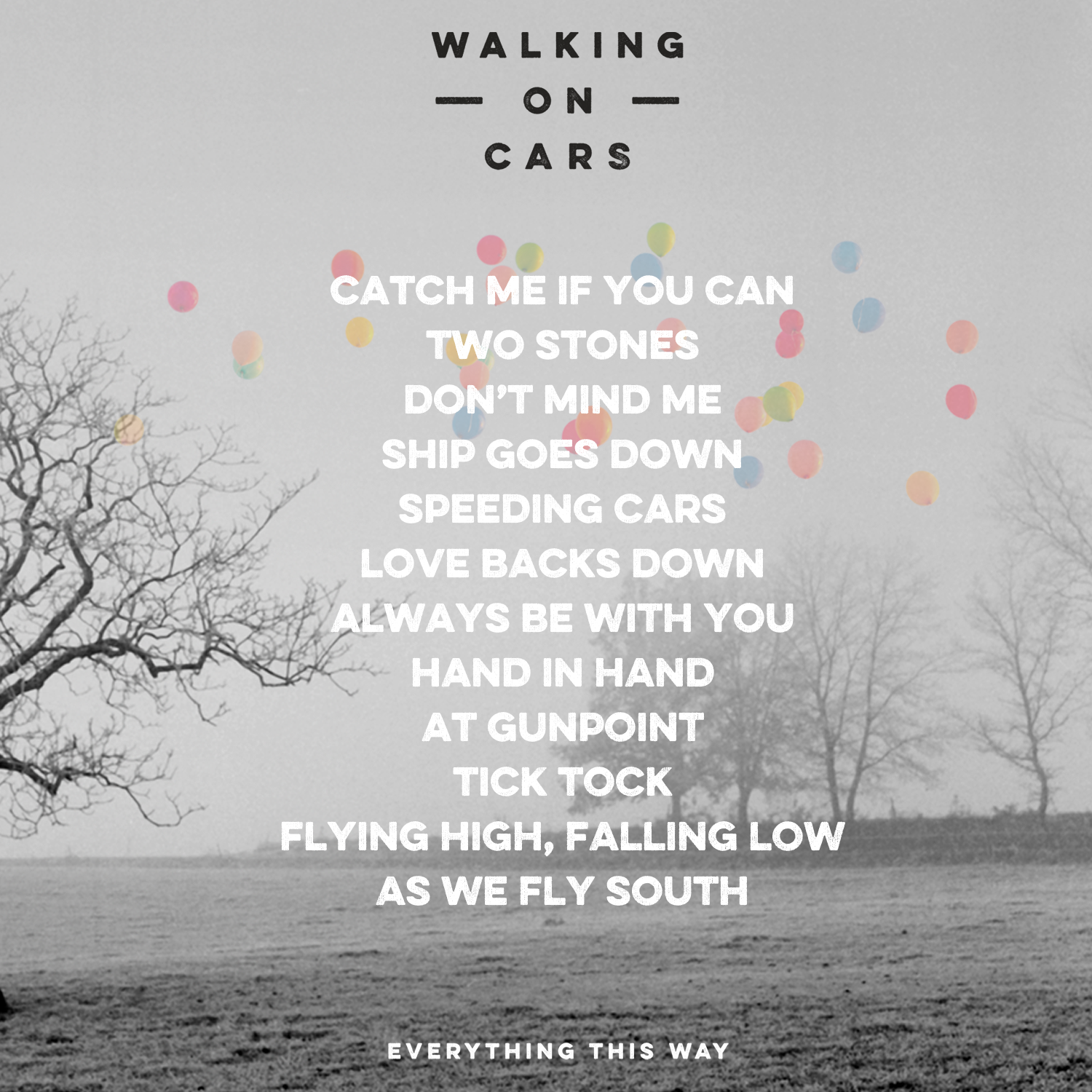 two stones walking on cars