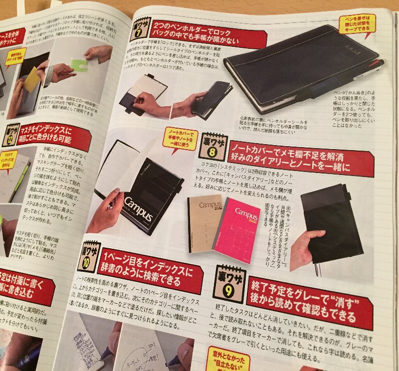 Ni Lab 日経トレンディ 15年12月号 手帳特集 手帳の裏ワザ グーグルカレンダーを印刷 して貼るとか 2つのペンホルダーで手帳を閉じるとか T Co T6puttqpup Twitter