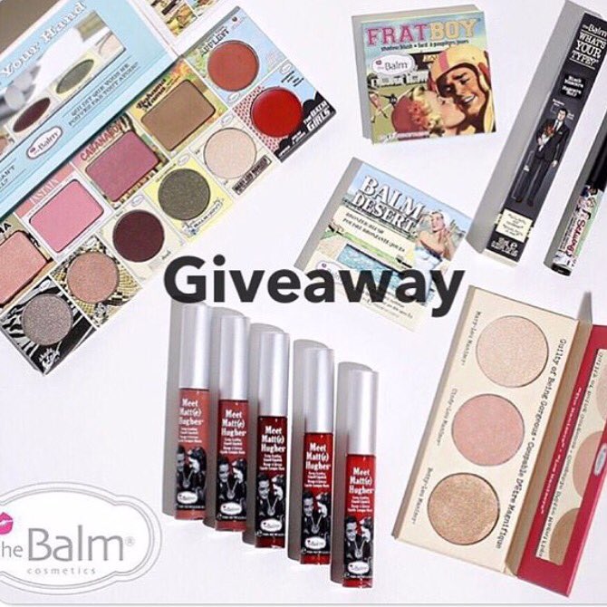 theBalmEU's tweet photo. Amazing @theBalmEU giveaway on @KnookAn Twitter page. Head  on over to her page for entry details 👏👏👏👏👏 https://t.co/YikKCQnhrn