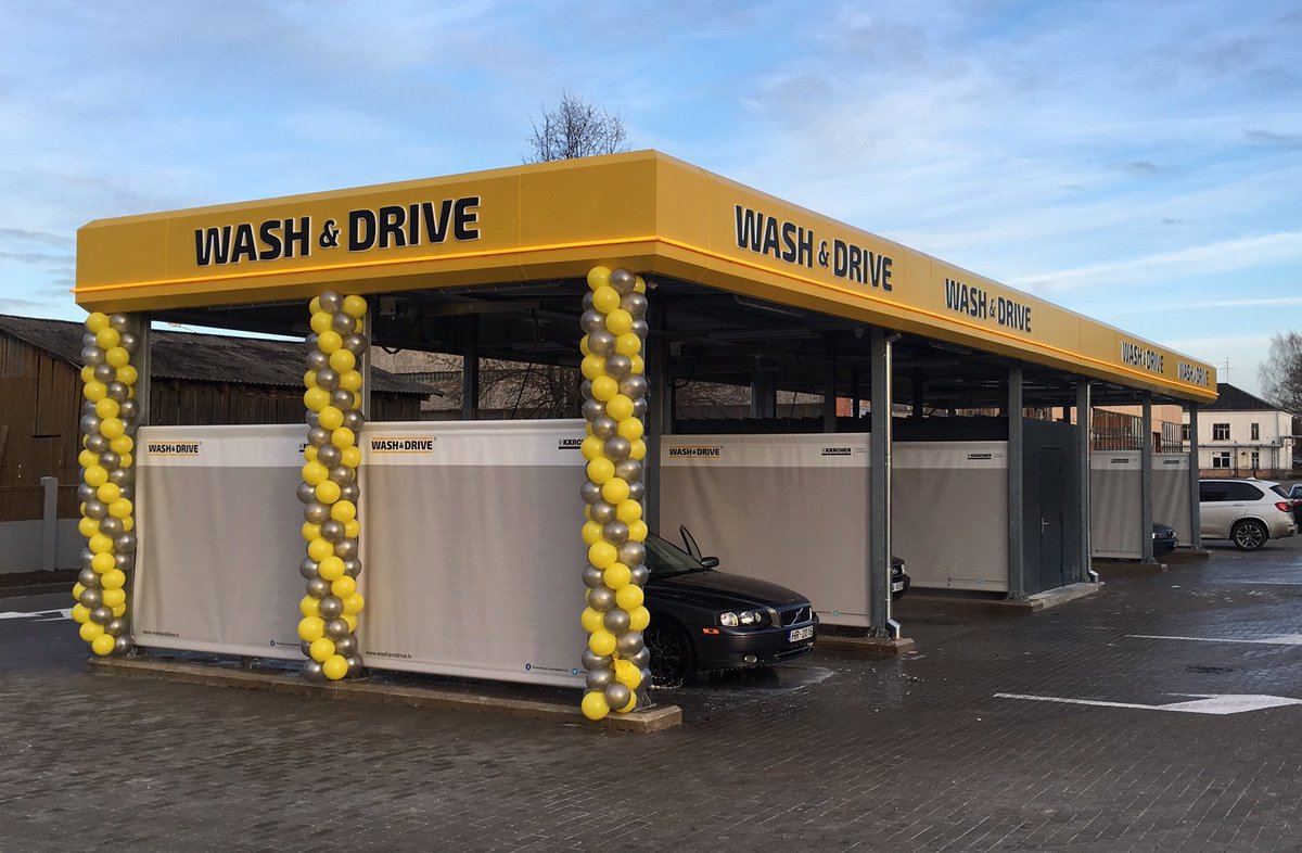Investējot 350000 eiro, Cēsīs atklāj "Wash &amp; Drive" tīkla auto mazgātavu. Vairāk lasi: cesis.lv/lv/sakums/aktu…