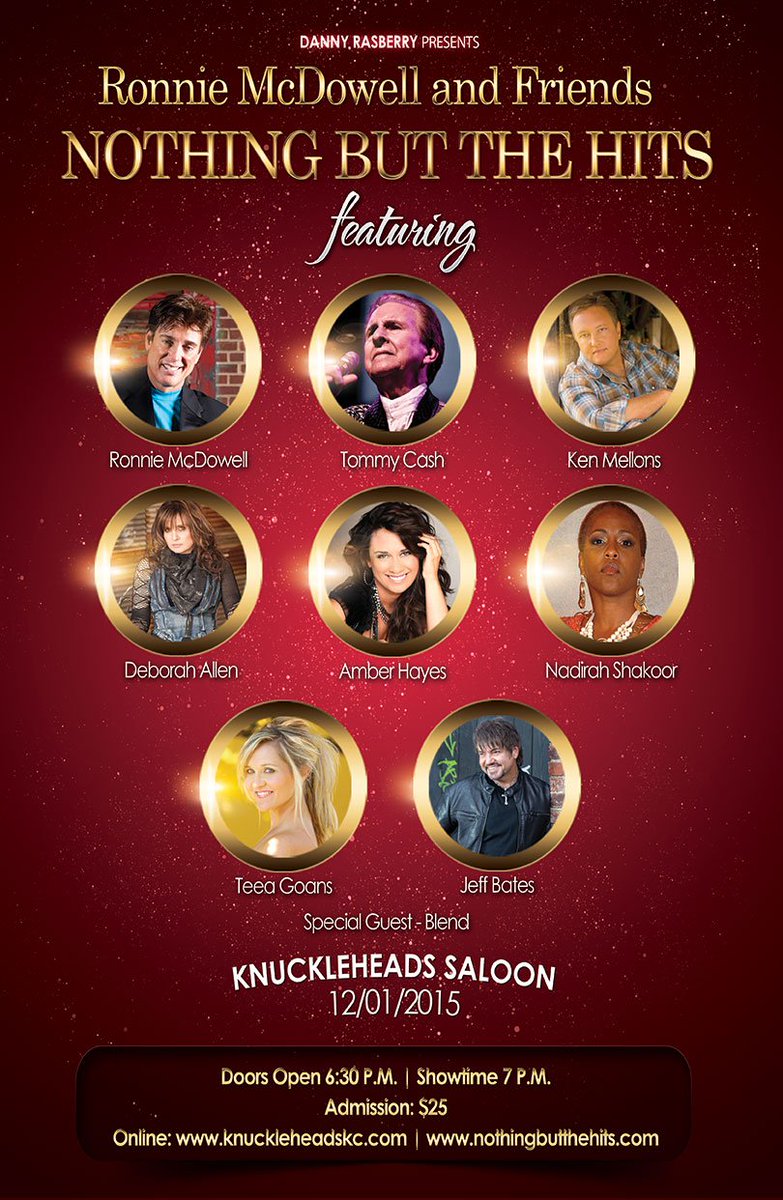 NBTH Tour makes a stop at #Knuckleheads #KansasCity MO on Tues Dec. 1st!! Showtime: 7pm nothingbutthehits.com