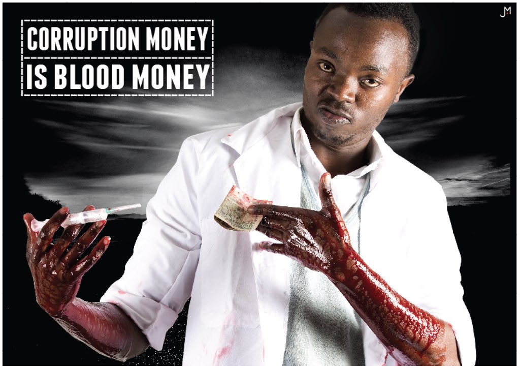bonifacemwangi's tweet photo. Series of images we did on #CorruptionKE in 2014. President @UKenyatta declare #CorruptionANationalDisaster https://t.co/mHlsIOBbL4