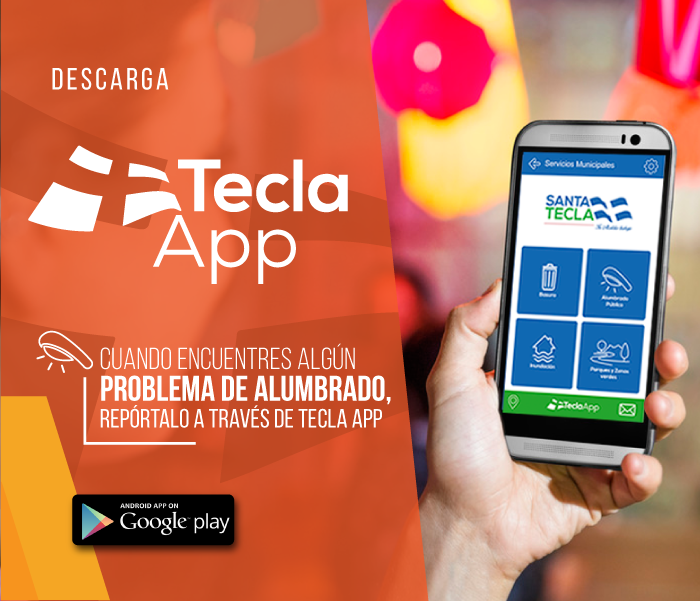 SantaTeclaSV's tweet photo. Reporta los problemas de tu comunidad en #TeclaApp.
Construyamos una Santa Tecla más limpia, segura y ordenada. https://t.co/QmY5V91gIc