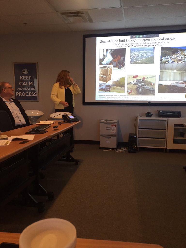 Starting Monday off w <a href="/UPSCapital/">InsureShield® by UPS Capital</a> &amp; learning about our new insurance coverage! #ValueAdd #BGExperience <a href="/MyBlueGrace/">BlueGrace Logistics</a>