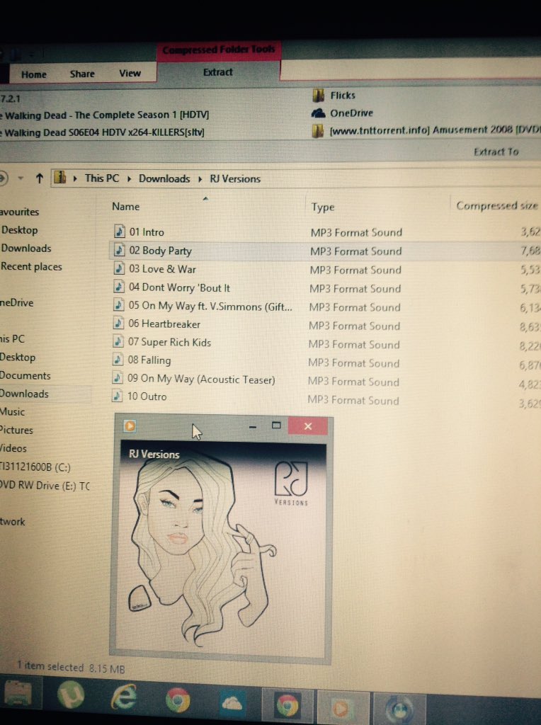 No1TeamRJ's tweet photo. Got ittttt๐๐ผโค๏ธ
just trying to sort it out and transfer to my iPod babe๐๐ @RebeccaJames_ #RJVersions https://t.co/HUndQr4fnJ