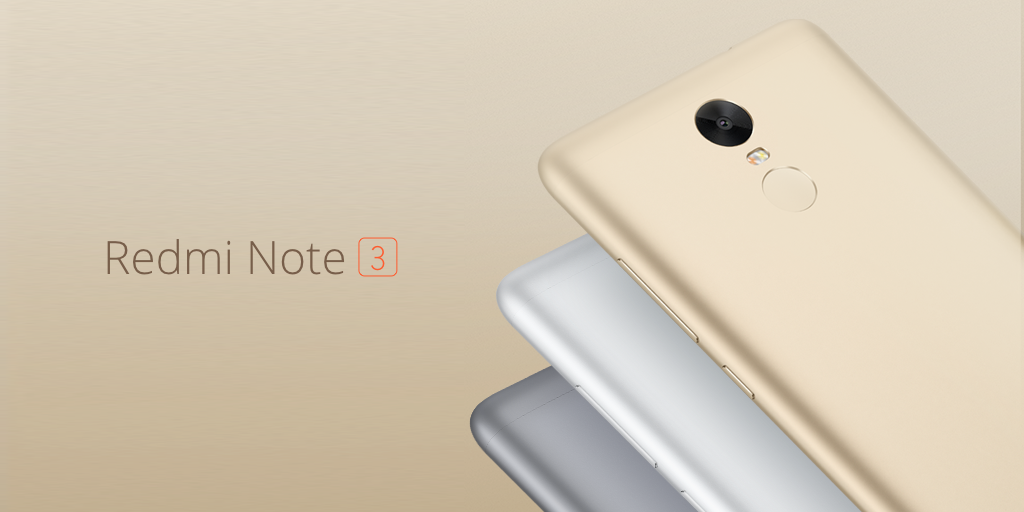 Xiaomi's tweet photo. #RedmiNote3 is 1st to get a full metal body AND fingerprint sensor. Launching 24 Nov, stay tuned! https://t.co/7bKdQoruAt