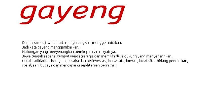 Tinggarjayabae On Twitter Ini Warga Jateng Arti Dan Makna Tagline Jateng Gayeng Dibaca Ngih Ganjarpranowo Https T Co L8axygrdr0 Https T Co 5rtllf1ihc