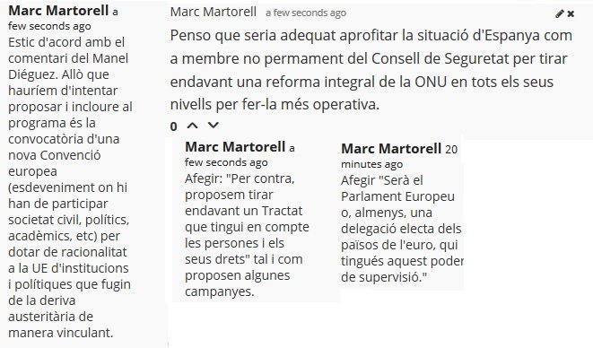 marcmartoes's tweet photo. Ja he aportat idees a l'apartat 4.9 del programa d'@EnComu_Podem ! I tu, ja ho has fet? #Participa20D #EnComúPodem https://t.co/fJ4AkjaM9L