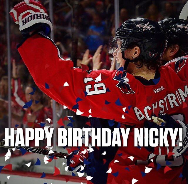 Happy birthday Nicklas Backstrom     
