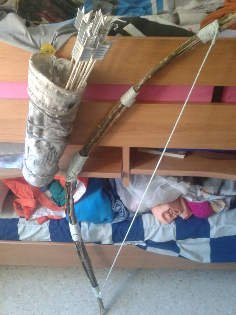 User4friends's tweet image. Carcaj terminado. Ya va quedando menos #mangafest #RebootCosplay