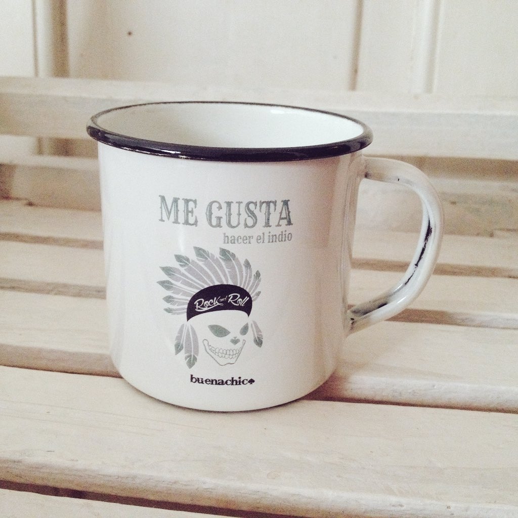 buenachic_'s tweet photo. #Taza #buenachica #retro "Me gusta hacer el #indio" 😍☕️ https://t.co/SLA4yJCHU0