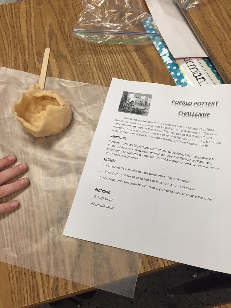 Marcu8Marcus's tweet photo. 2nd Grade STEM PUEBLO POTTERY CHALLENGE https://t.co/82SBq77mcZ