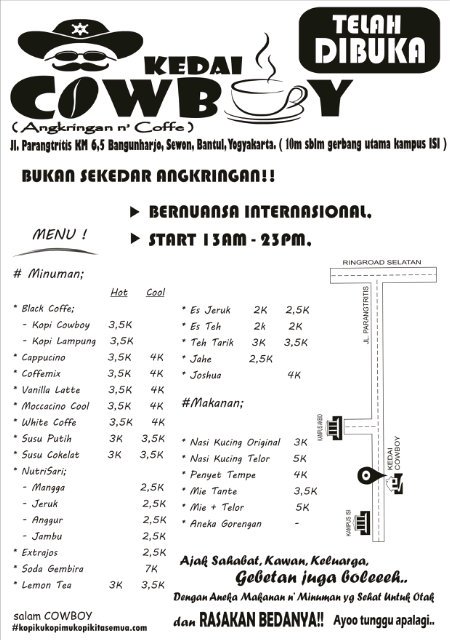 Mufti_Adjie's tweet photo. Bukan sekedar Angkringan!! Yg lg bete, bingung, galau, cape mikir trus.. Monggo mampir.. Salam COWBOY https://t.co/AhM89uF1DN