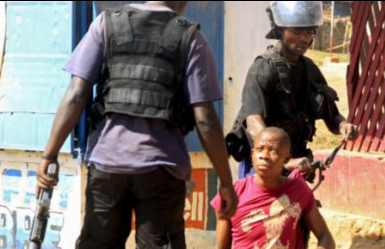 Hear_Congo's tweet photo. An opposition protest in the #DRC faced a harsh response by police https://t.co/JiQUO7DPT2 https://t.co/ZWehFXRqEO