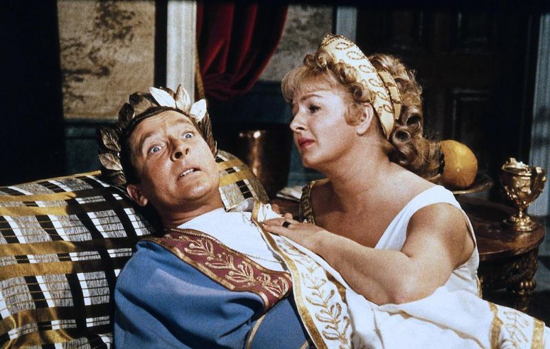 When it's Friday night in Rome and the wife wants some slapus and tickelarum but you overdid it with her handmaiden.