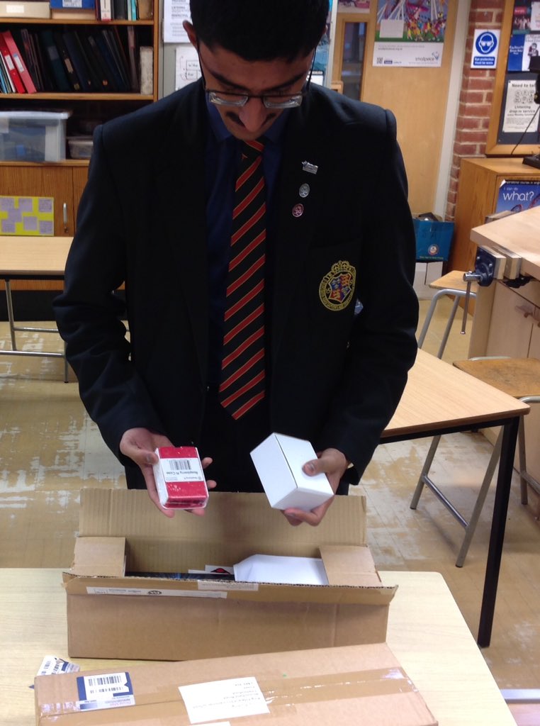 Idea generation for the <a href="/PA_Consulting/">PA Consulting</a> #Engineering competition - and our Pi kits have arrived! <a href="/PA_Technology/">PA Technology</a>