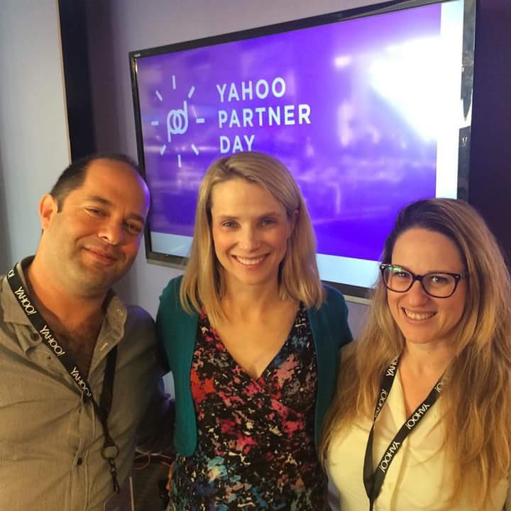 ironSource's tweet photo. No better way to start the week than by meeting Yahoo's CEO @marissamayer. How's that for some #mondaymotivation https://t.co/9fodjsnl1m