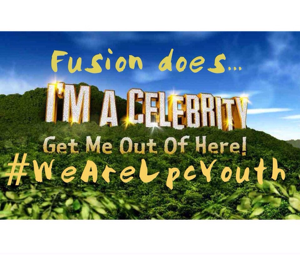 lpcyouth's tweet photo. Tonight at Fusion it's I'm A Celebrity!! Come along and take part in some bushtucker trials!! #fusion #wearelpcyouth https://t.co/lGfmIKgZXn