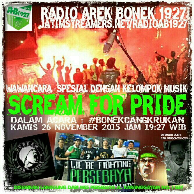 Kamis 26 November 2015 jam 19:27 wib simak wawancara @AB1927radio bersama <a href="/SFPOfficial/">SFP Official</a> dalam acara #BonekCangkrukan