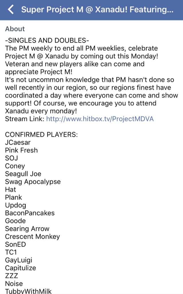 CONEY's tweet image. *SUPER* PROJECT M @ XANADU
TONIGHT
ONE NIGHT ONLY
hitbox.tv/ProjectMDVA