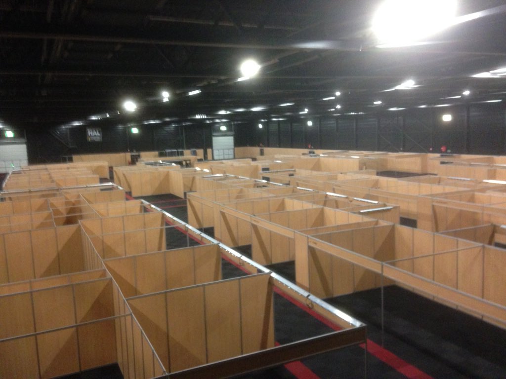 venrayhal's tweet image. Opbouw tuinbouw relatiedagen Venray #tbrvenray