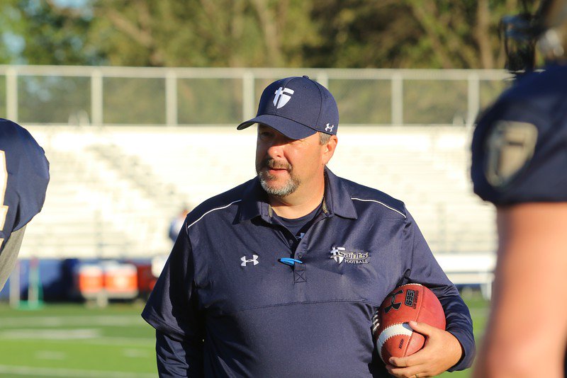 stasaints_FB's tweet photo. Co-defensive coordinators Chad McKinnis @jav_squad and Pete Flood https://t.co/eW4rFYAWHC